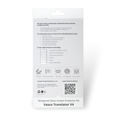Ochranné sklo pro Vasco Translator V4